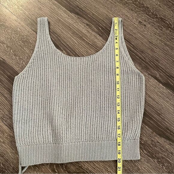 Vince Crossover Ribbed Cotton Tank - Picture 3 of 5